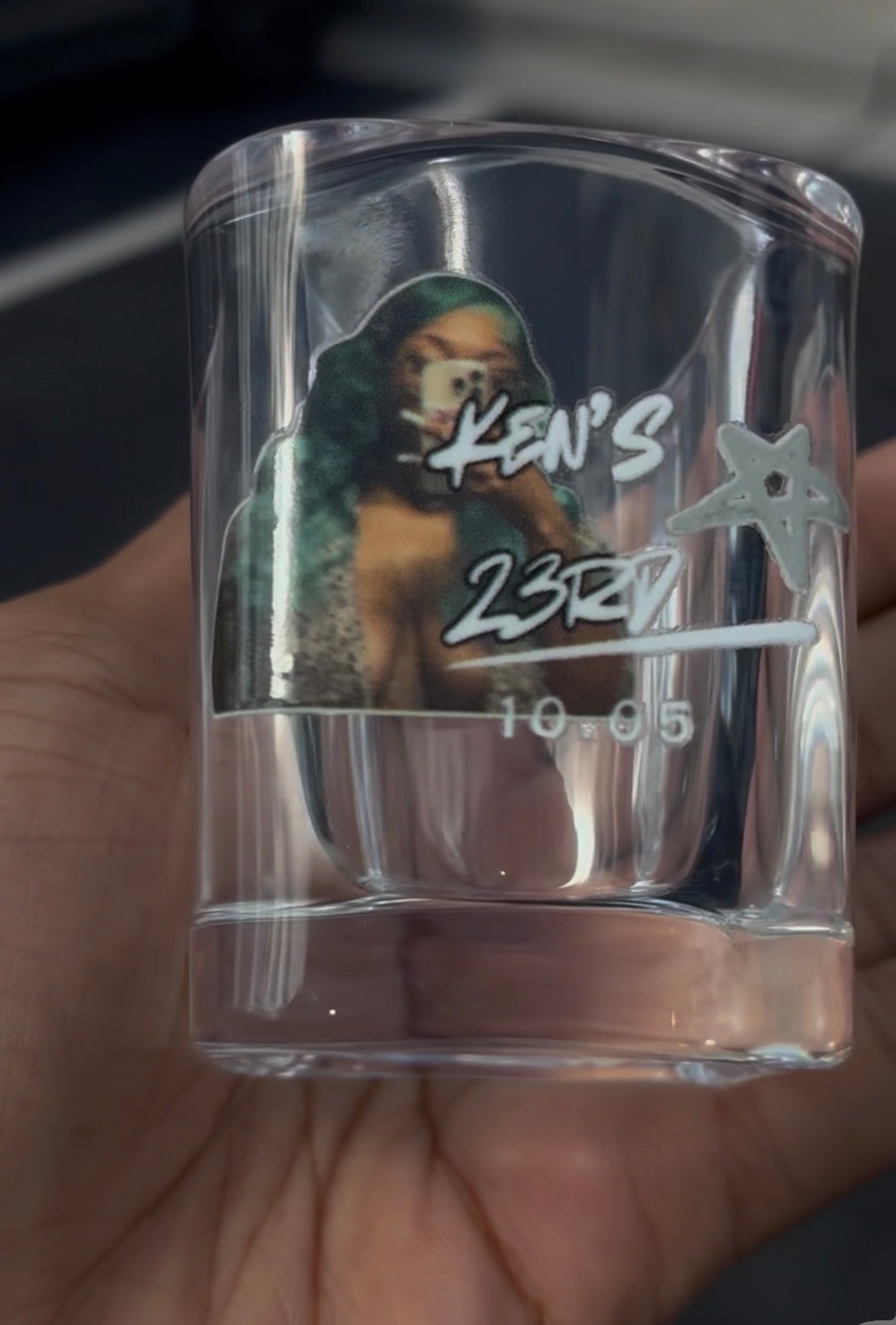 Personalized shot glasses